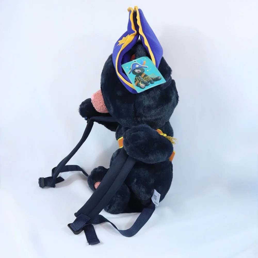 Epic Universe Captain Cacao Bear Universal Orlando Mascot Plush Backpack NWT